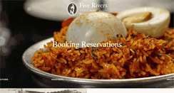 Desktop Screenshot of fiveriversrestaurant.co.uk